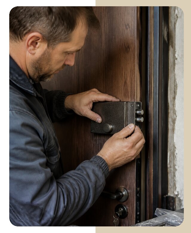Монтаж накладного замка в Губкине от 2235 р. | ДвериЛегко-Гбк