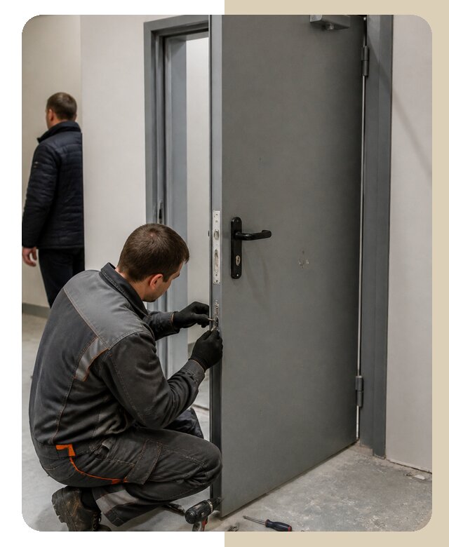 Ремонт противопожарной двери в Губкине по цене 6603 р. | ДвериЛегко-Гбк