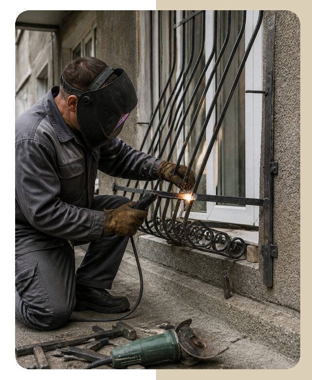Ремонт оконных решеток в Губкине по цене от 4571 р. | ДвериЛегко-Гбк