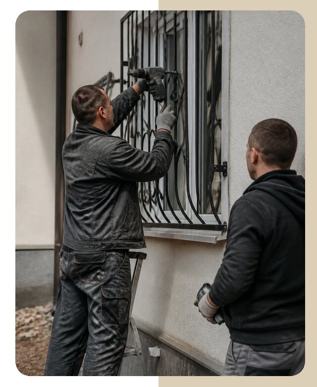 Установка наружных решеток в Губкине от 4977 р. | ДвериЛегко-Гбк